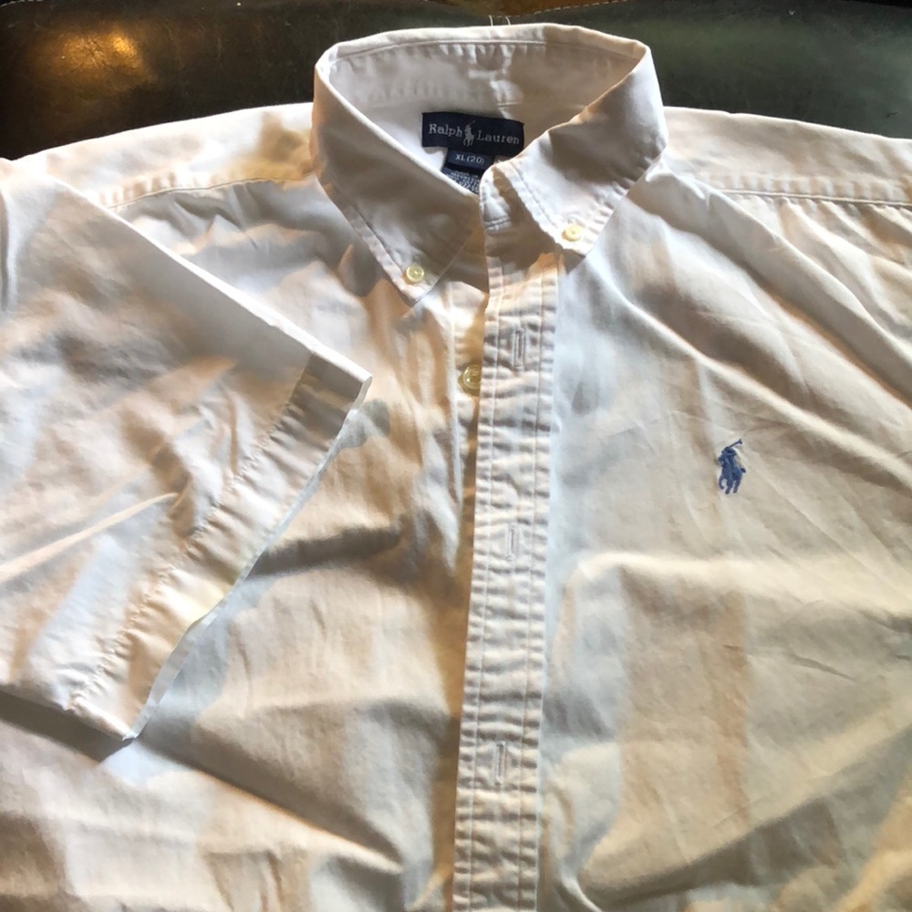 Boys shirt sleeve Ralph Lauren shirt size XL (20)